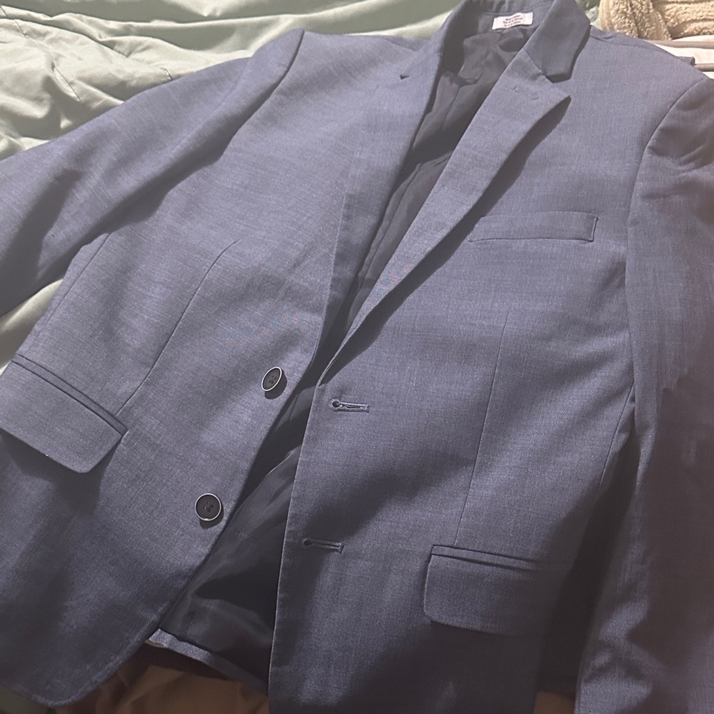 Boys Calvin Klein Navy Sport Coat